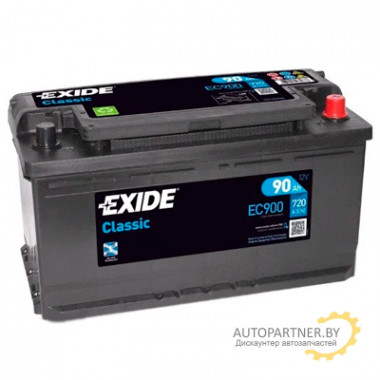 Аккумулятор EXIDE Classic 90 А/ч / EC905
