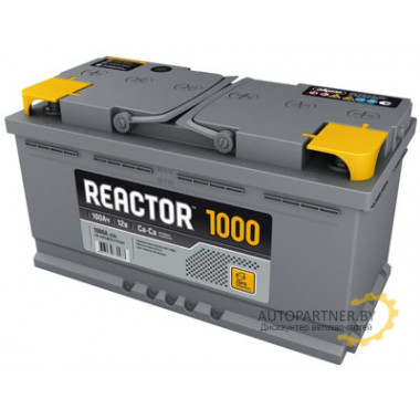 Аккумулятор AKOM 6СТ-100 Реактор Евро 100 А/ч / 6СТ100VL0REACTOR