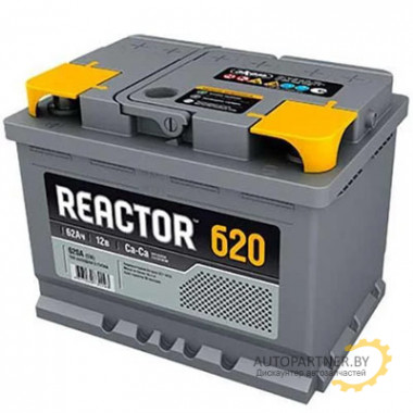 Аккумулятор AKOM 6СТ-62 Реактор Рус 62 А/ч / 6СТ62VL1REACTOR