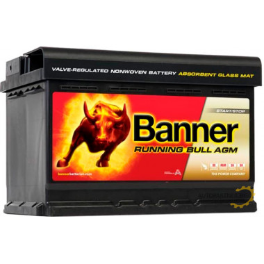 Аккумулятор BANNER Running Bull AGM 92 А/ч / 592010002