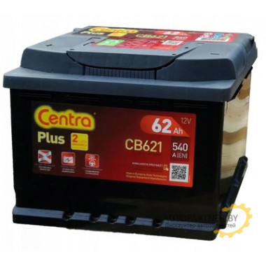Аккумулятор Centra Plus 62 А/ч / CB621
