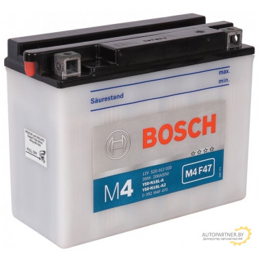 Аккумулятор BOSCH FP M4F 12V 20AH 260A / 0092M4F470