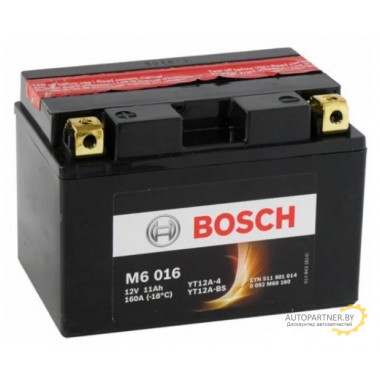 Аккумулятор BOSCH AGM M6 12V 11AH 160A / 0092M60160