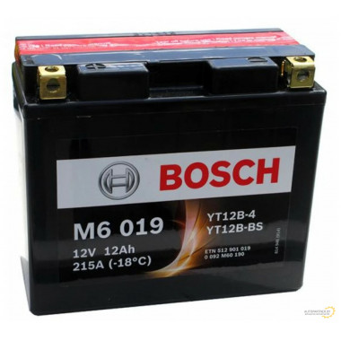 Аккумулятор BOSCH AGM M6 12V 12AH 215A / 0092M60190