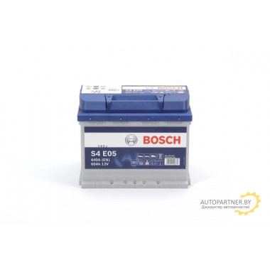 Аккумулятор BOSCH EFB 60Ah 640A / 0092S4E051