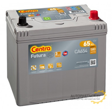 Аккумулятор Centra 12V 65Ah 580A ETN 0(R+) Korean B1 / CA654