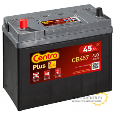 Аккумулятор Centra 12V 45Ah 330A ETN 1(L+) B0 / CB457