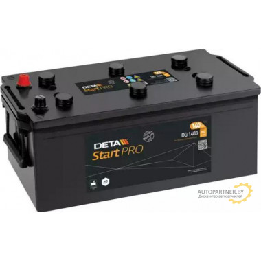 Аккумулятор DETA 12 V 140 AH 800 A ETN 3 B0 / DG1403