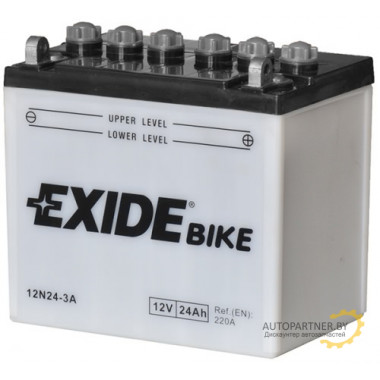 Аккумулятор EXIDE 12V 24AH 220A (JIS) / 12N243A