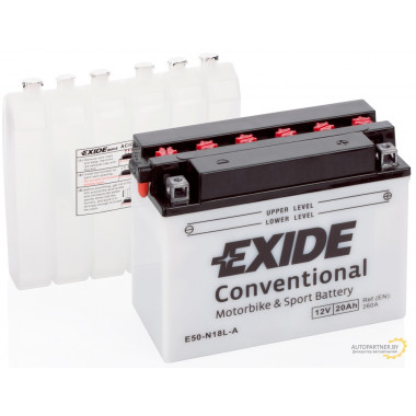 Аккумулятор EXIDE 12 V 20 AH 260 A ETN 0 B0 / E50N18LA