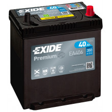 Аккумулятор EXIDE 40Ah 350A / EA406