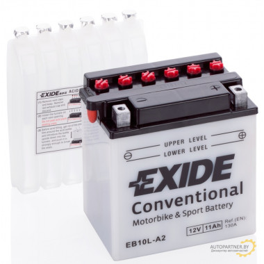 Аккумулятор EXIDE 12 V 11 AH 130 A ETN 0 B0 / EB10LA2
