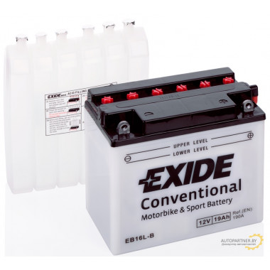 Аккумулятор EXIDE 12 V 19 AH 190 A ETN 0 B0 / EB16LB