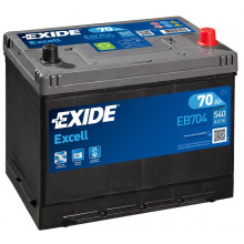 Аккумулятор EXIDE 12V 70AH 540A ETN 0(R+) B9 / EB704