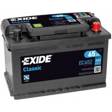 Аккумулятор EXIDE 12V 65AH 540A ETN 0(R+) B13 / EC652