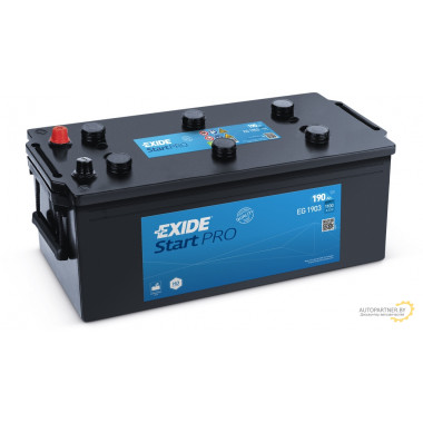 Аккумулятор EXIDE 190Ah 1100A / EG1903