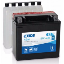 Аккумулятор EXIDE AGM 12 V 12 AH 200 A ETN 1 B0 / ETX14BS