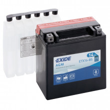 Аккумулятор EXIDE AGM 12 V 14 AH 215 A ETN 1 B0 / ETX16BS