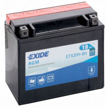 Аккумулятор EXIDE AGM 12 V 18AH 270A ETN 1 (L+) B0 / ETX20HBS