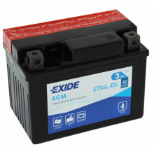 Аккумулятор EXIDE AGM 12 V 3 AH 50 A ETN 0 B0 / ETX4LBS