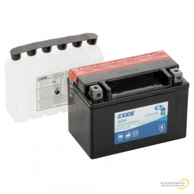 Аккумулятор EXIDE AGM 12 V 8 AH 120 A ETN 1 B0 / ETX9BS