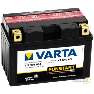 Аккумулятор VARTA AGM 12V 11Ah 140A / 511901014