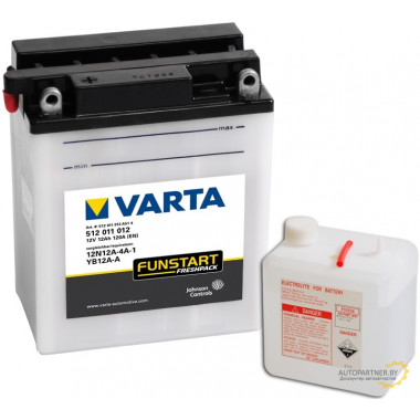Аккумулятор VARTA FP 12V 12Ah 120A / 512011012