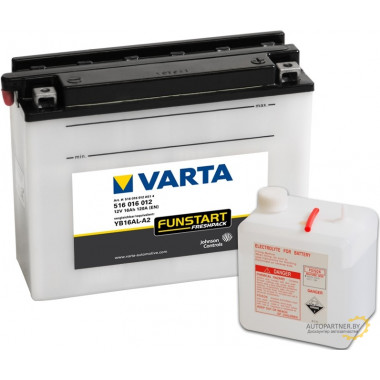 Аккумулятор VARTA 12V 16Ah 120A / 516016012