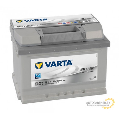Аккумулятор VARTA 12V 61Ah 600A / 5614000603162