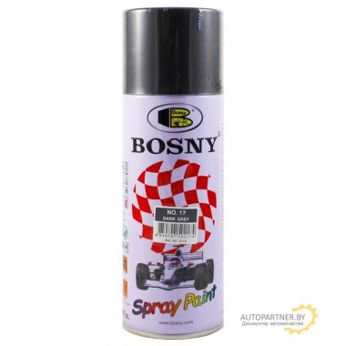 Краска акриловая серая BOSNY 400мл / BS17