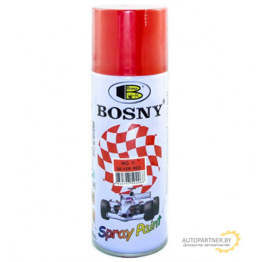 Краска акриловая красная BOSNY 400мл / BS6