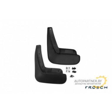Брызговики задние FROSCH MAZDA 3 2013 (хэтчбек) полиуретановые в пакете 2шт / NLF.33.27.E11