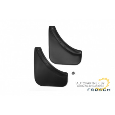 Брызговики задние FROSCH RENAULT Duster 2012-2015 2015 полиуретановые в пакете 2шт / NLF.41.29.E13