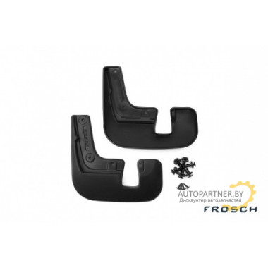Брызговики передние FROSCH SUBARU Forester 2015-2018 полиуретановые в пакете 2шт / NLF.46.20.F13
