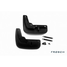 Брызговики передние FROSCH DONGFENG H30 2014 (хэтчбек) полиуретановые в пакете 2шт / NLF.96.02.F11
