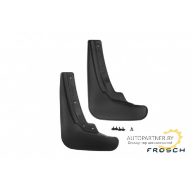 Брызговики передние FROSCH HONDA Pilot 2016 полиуретановые в пакете 2шт / NLF.18.20.F13