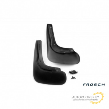 Брызговики задние FROSCH CHERY Tiggo T21 2014 (внедорожник) полиуретановые в пакете 2шт / NLF.63.17.E13
