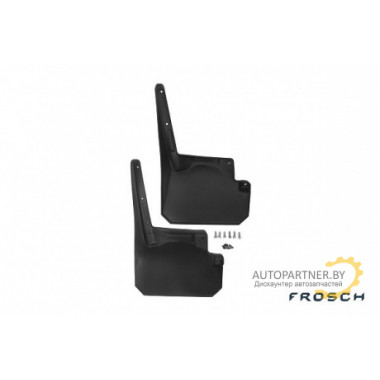 Брызговики передние FROSCH JEEP Wrangler 24 doors 2007 полиуретановые в пакете 2шт / NLF.24.06.F13