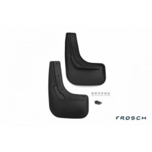 Брызговики задние FROSCH VOLKSWAGEN Polo 2015 (седан) полиуретановые в пакете 2шт / NLF.51.37.E10