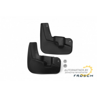 Брызговики передние FROSCH RENAULT Kaptur 2016 полиуретановые в пакете 2шт / NLF.41.43.F13