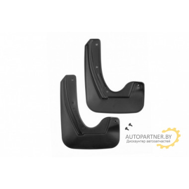 Брызговики передние FROSCH GEELY Emgrand X7 2013 (внедорожник) полиуретановые в пакете 2шт / NLF.75.10.F13