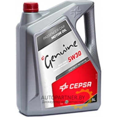 Моторное масло CEPSA GENUINE 5W30 SYNTHETIC / 512563090 (5л)