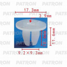 Фиксатор вилки кпп зажимной PATRON (серый) Lexus, Subaru, Toyota / P37-0014