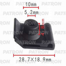 Клипса пластмассовая PATRON Lexus, Toyota / P37-0019