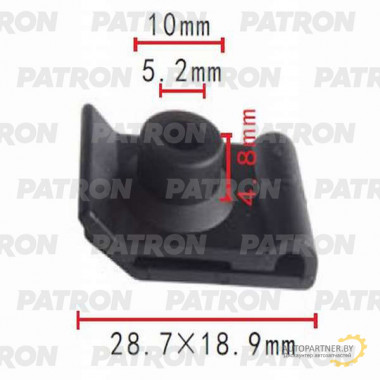 Клипса пластмассовая PATRON Lexus, Toyota / P37-0019