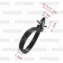 Клипса пластмассовая PATRON Acura, Honda, Mazda / P37-0028
