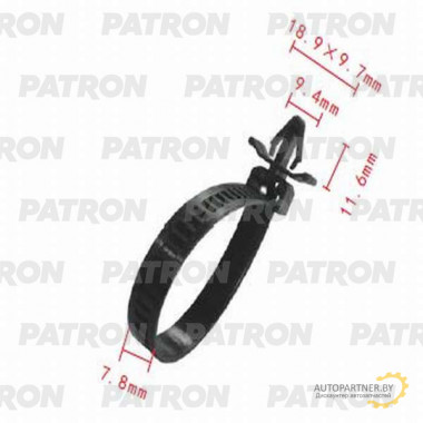 Клипса пластмассовая PATRON Acura, Honda, Mazda / P37-0028