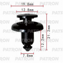 Клипса пластмассовая PATRON Mazda / P37-0037