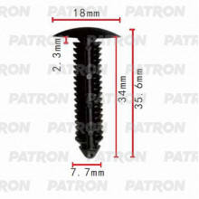 Клипса пластмассовая PATRON Ford / P37-0042