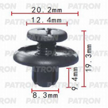 Клипса пластмассовая PATRON Acura, Honda / P37-0061